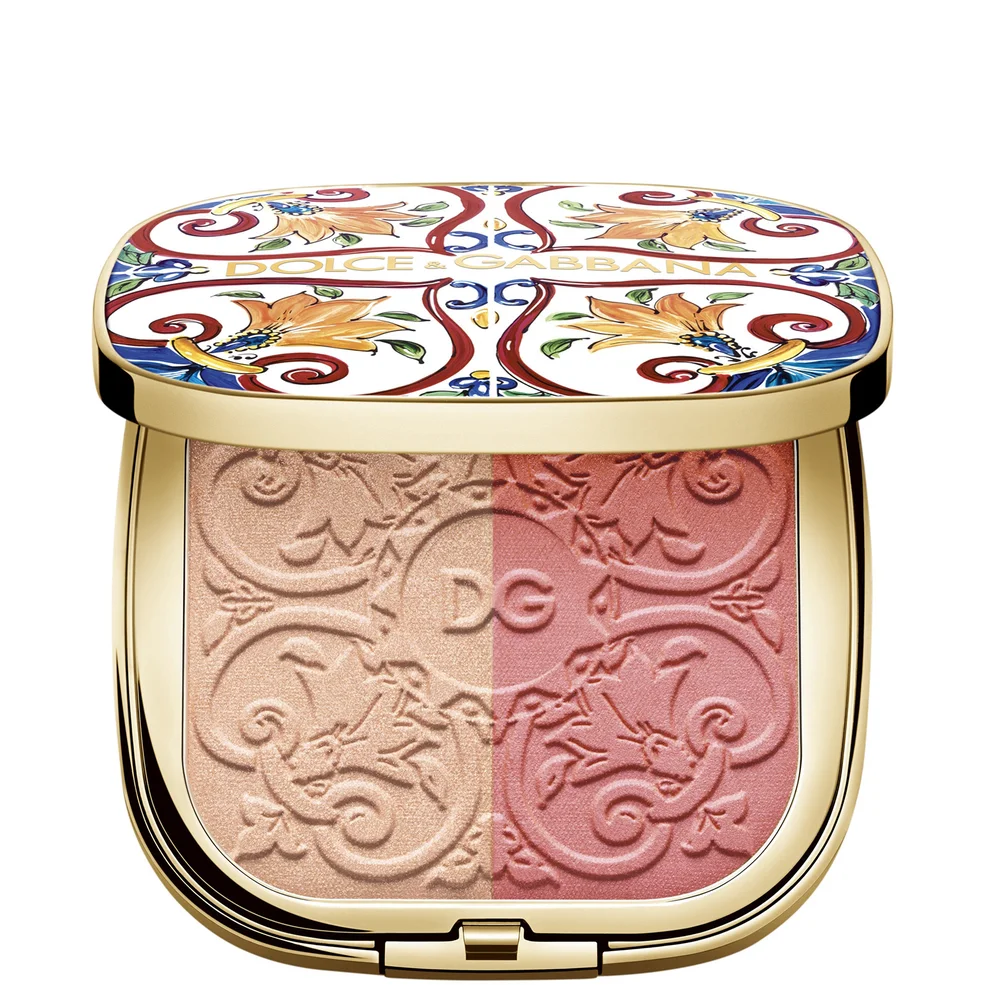 Dolce&Gabbana Solar Glow Duo Highlighter - Peach Blossom 2Image1
