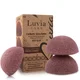 Set d'éponge Konjac Luvia - Argile rouge