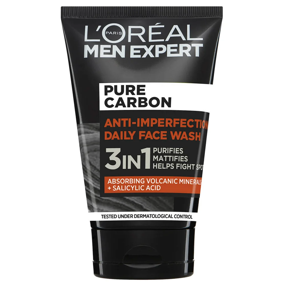 L'Oréal Paris Men Expert Pure Carbon 3-in-1 Daily Face Wash 100mlImage1