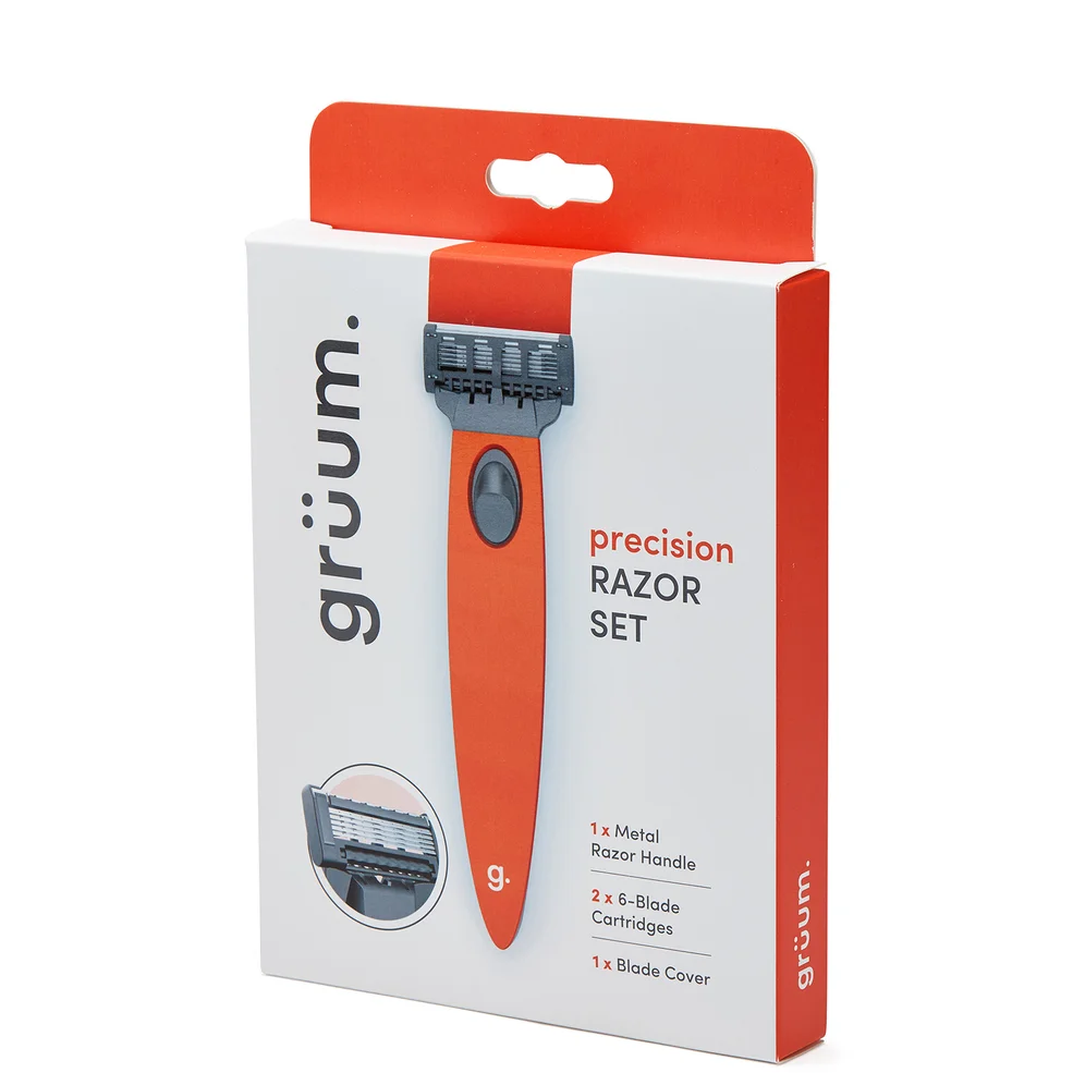 grüum Precision Razor Set - Tangerine OrangeImage1