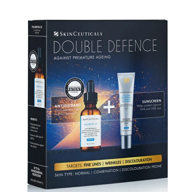 SkinCeuticals Double Defence Phloretin CF Coffret pour Peaux Mixtes ou Sujettes à la Décoloration