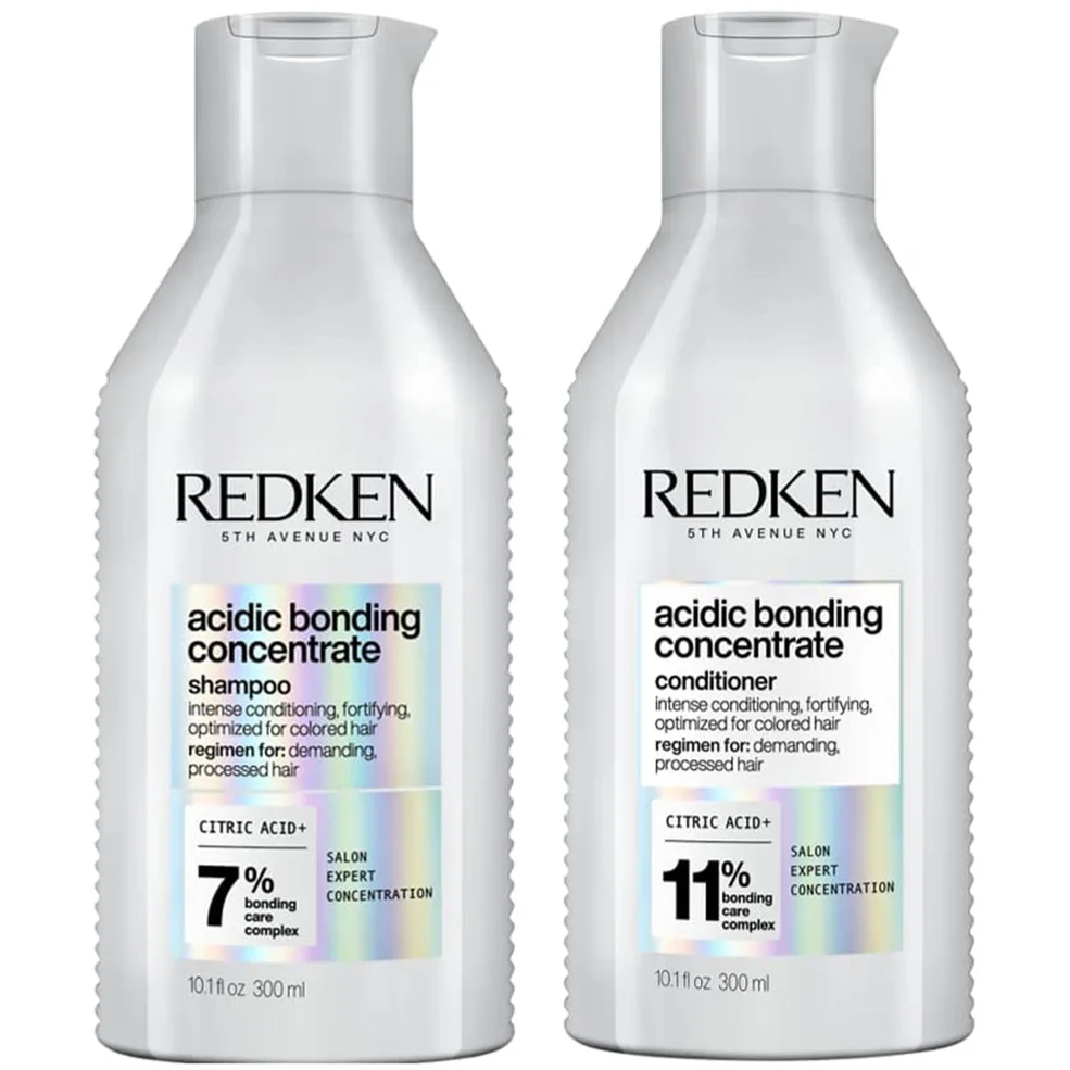 Duo de shampoing et d'après-shampoing concentrés liants à l'acide RedkenImage1