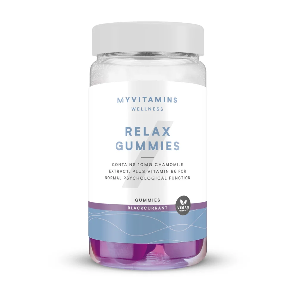 Myvitamins Relax Gummies, Blackcurrant, 60 GummiesImage1