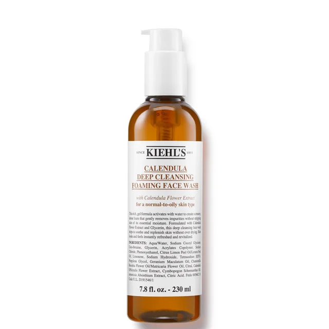 Nettoyant moussant pour le visage au calendula de Kiehl's (différentes tailles)