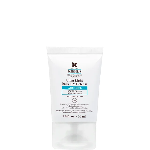 Aqua Gel Defense UV quotidienne Ultra Light SPF 50 PA++++ Kiehl’s (plusieurs contenances)