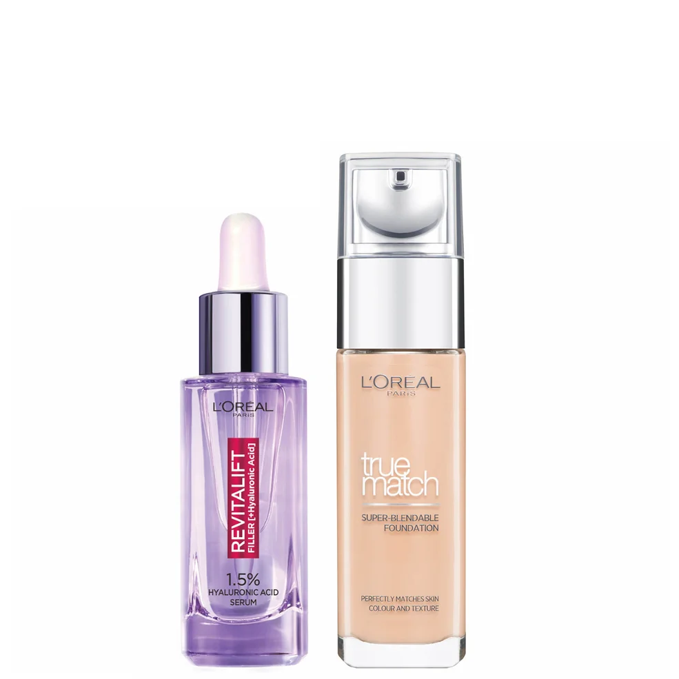 L'Oréal Paris - Duo de sérum de comblement à l'acide hyaluronique et de fond de teint True MatchImage1