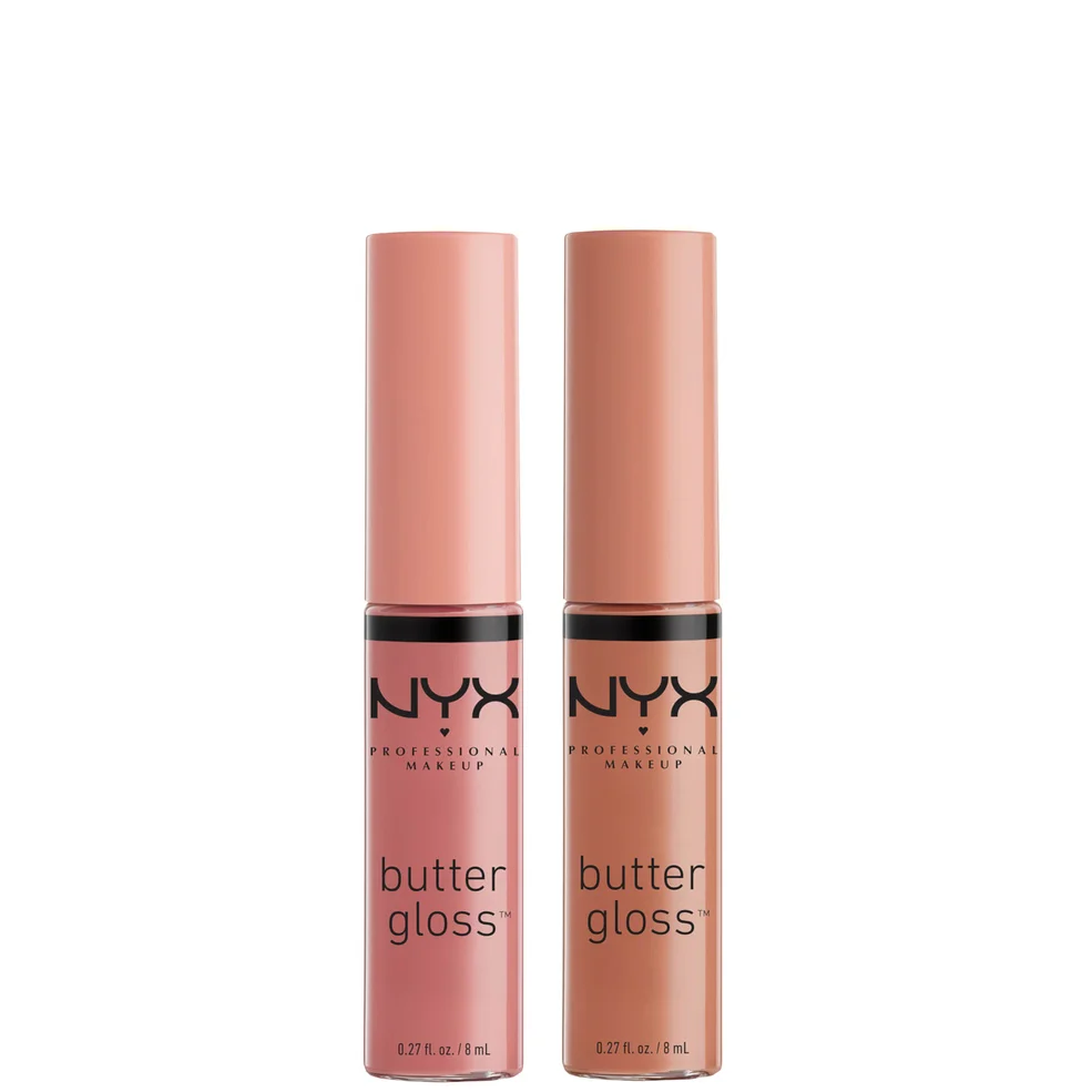 NYX Professional Makeup Butter Gloss Lip Gloss Duo - Madeleine and TiramisuImage1