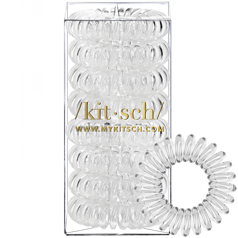 Kitsch Transparent Hair Coils (8 Piece)Image1