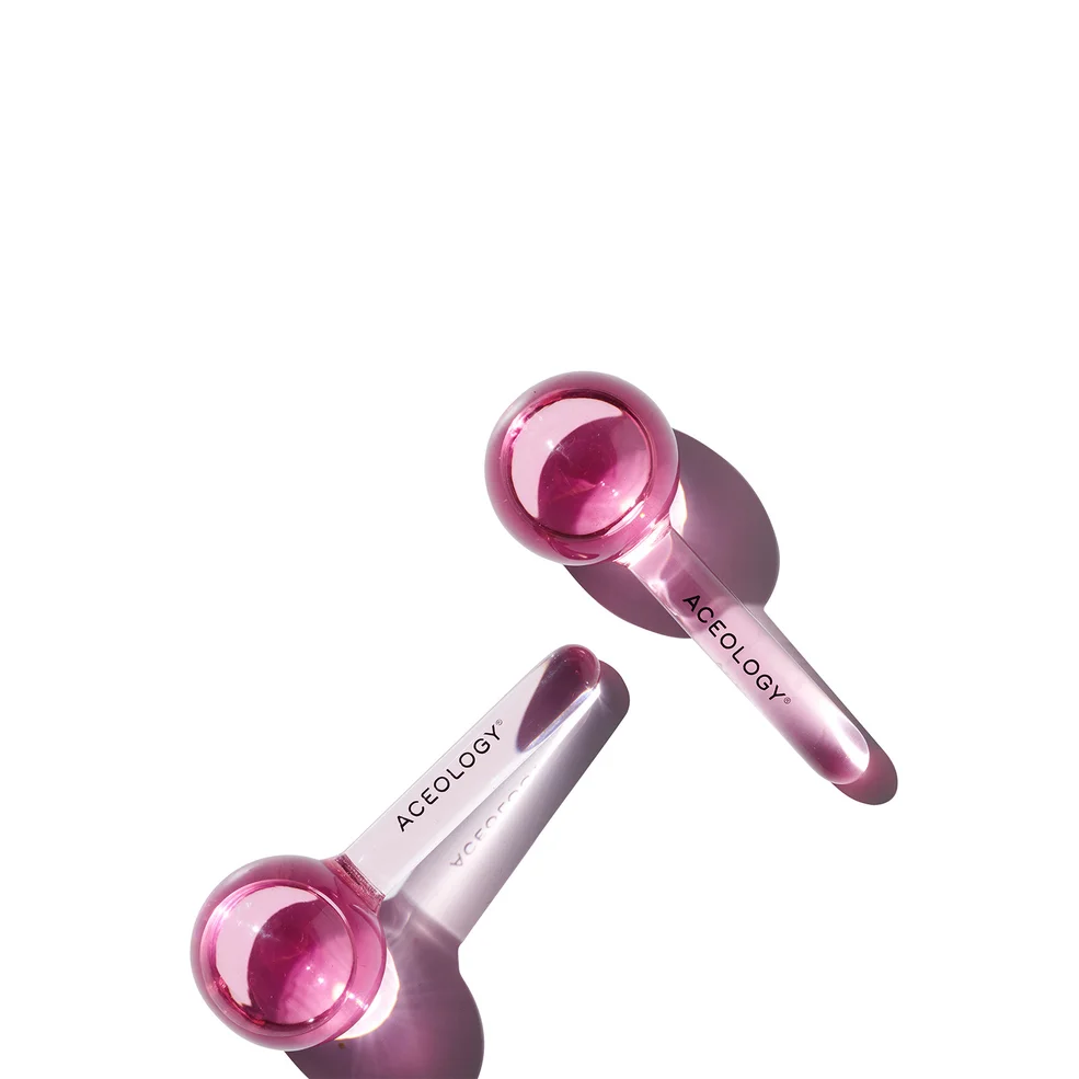 Aceology The Original Pink Ice Globe Facial MassagerImage1
