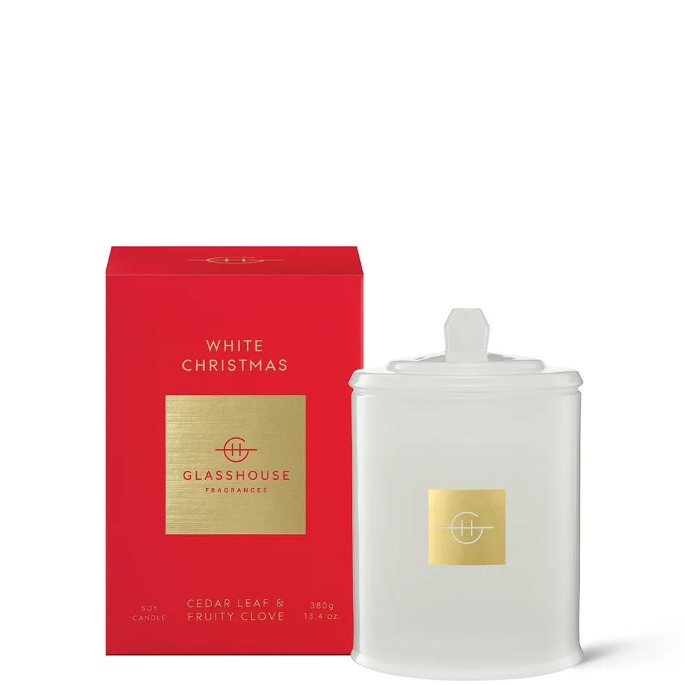 Glasshouse Fragrances White Christmas Candle 380gImage1
