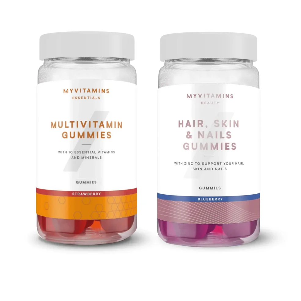 Myvitamins Gummy Bundle (Hair, Skin and Nail + Multivitamins)Image1