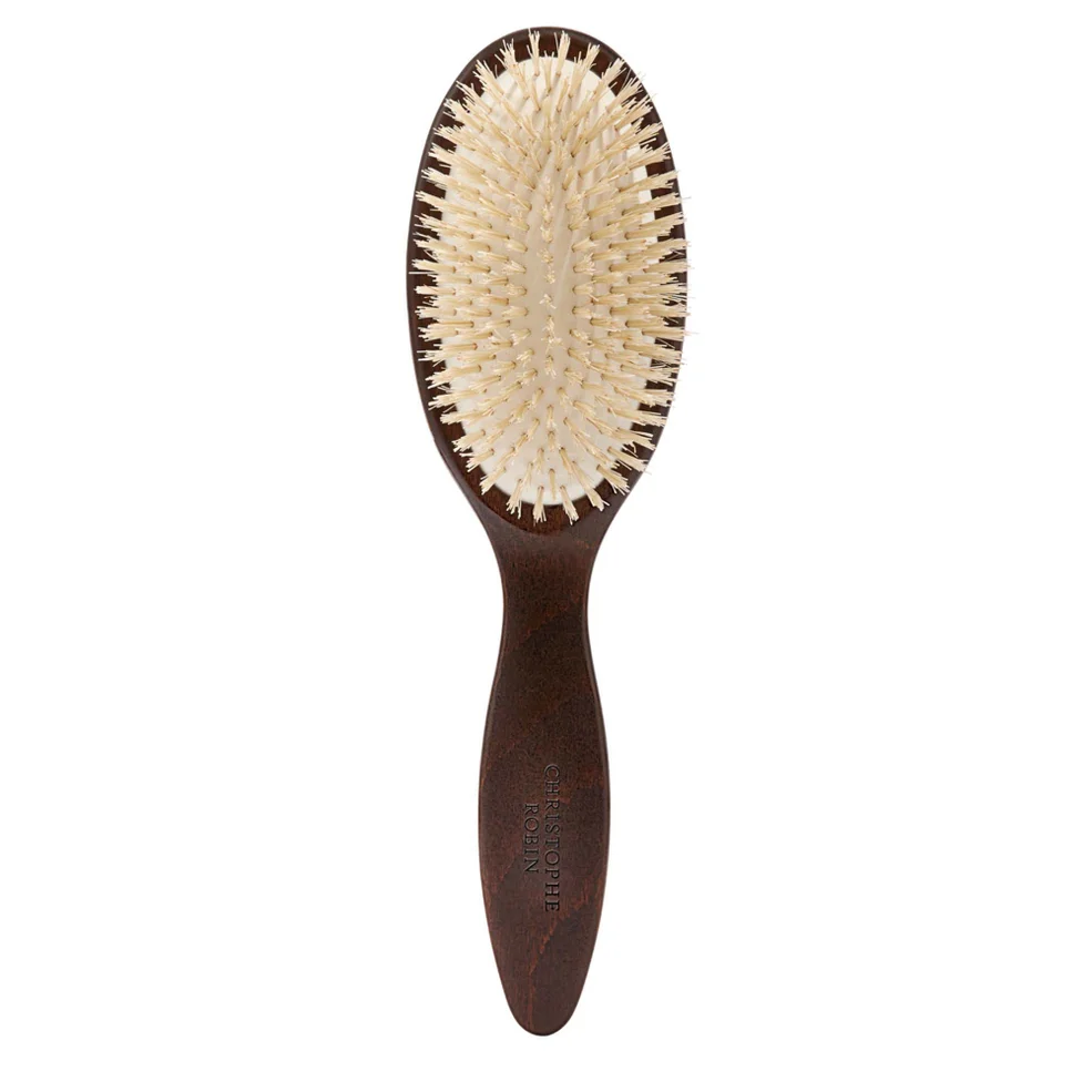 Christophe Robin Detangling Hairbrush with Natural Boar-Bristle and WoodImage1