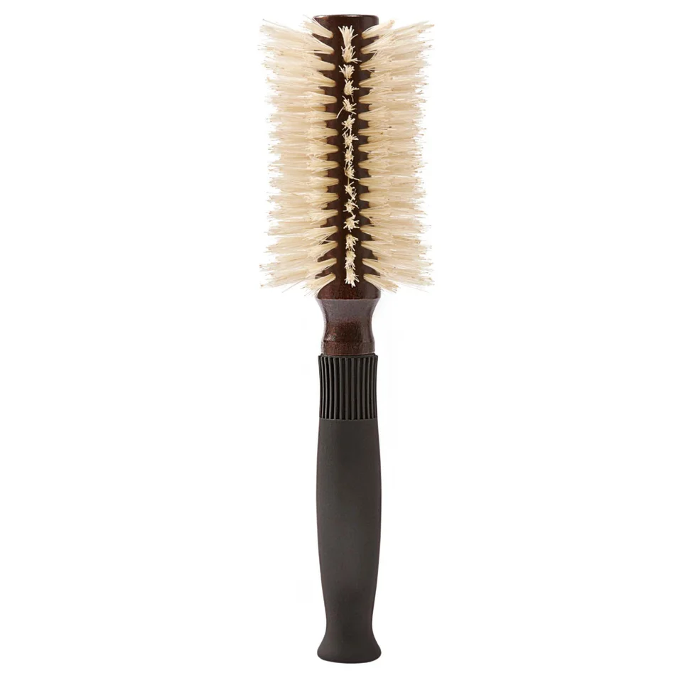 Christophe Robin Pre-Curved Blowdry Hairbrush with Natural Boar-Bristle and Wood - 12 RowsImage1