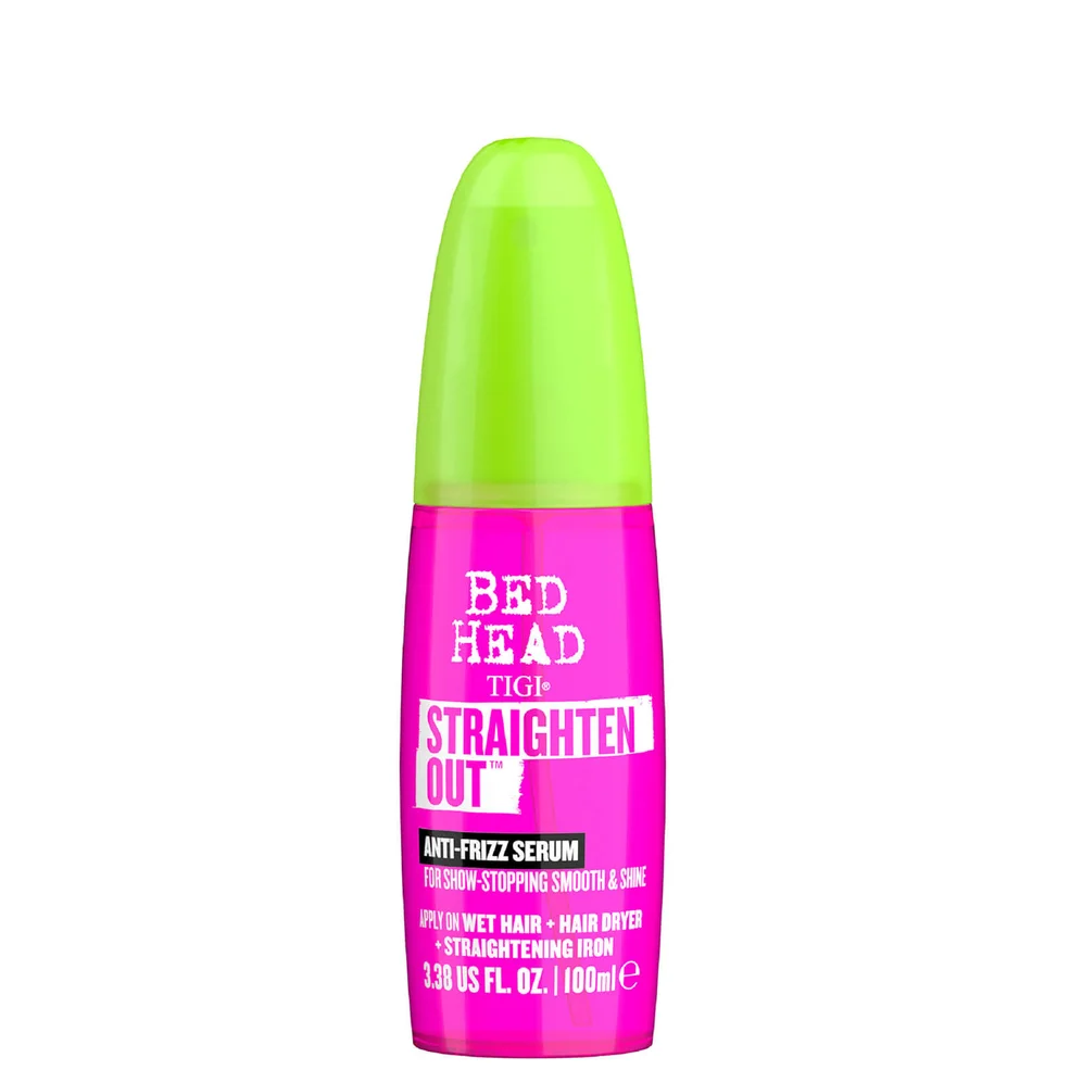 TIGI Bed Head Straighten Out Anti Frizz Serum for Smooth Shiny Hair 100mlImage1