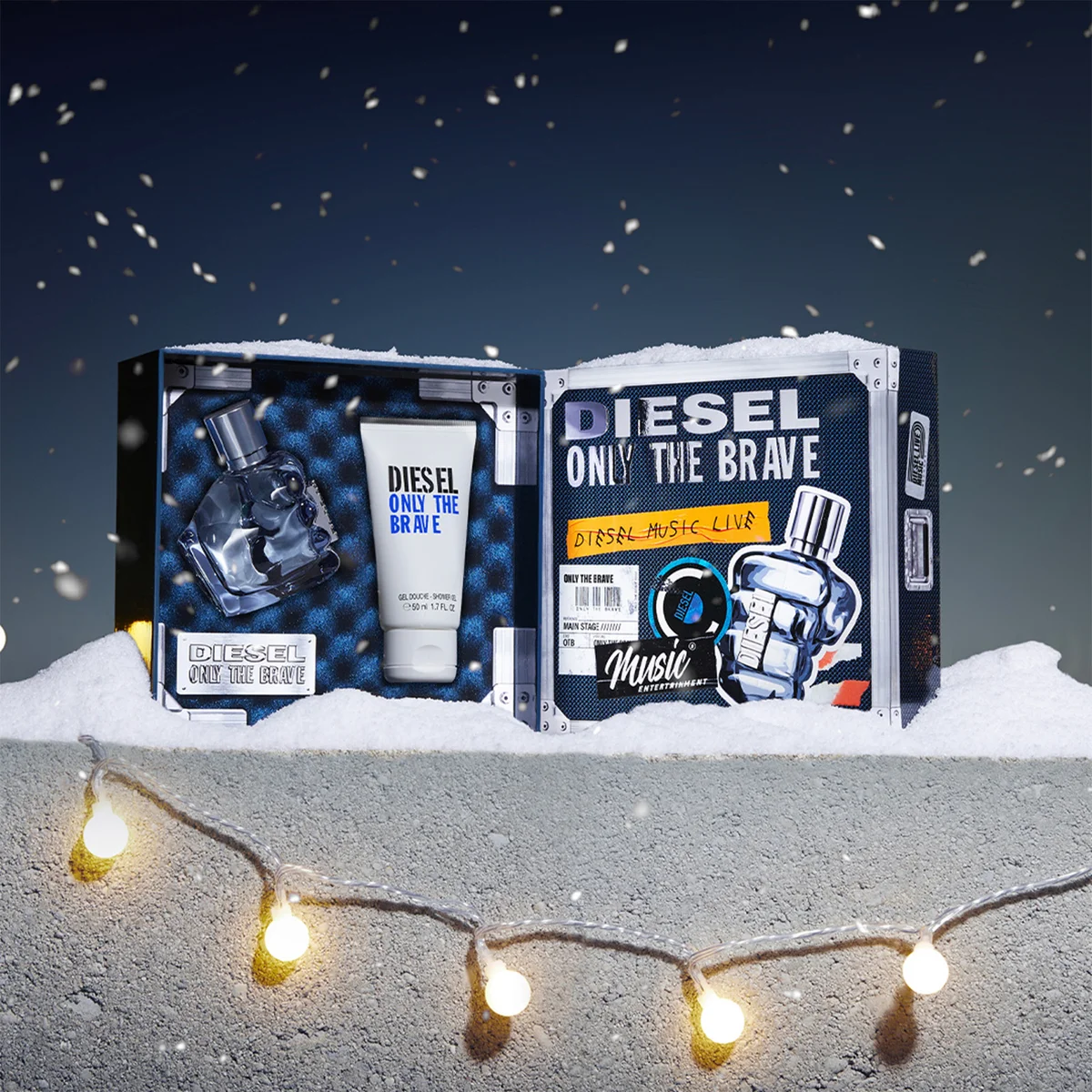 Diesel Only The Brave Eau de Toilette Coffret Cadeau 50ml (Valeur £50)