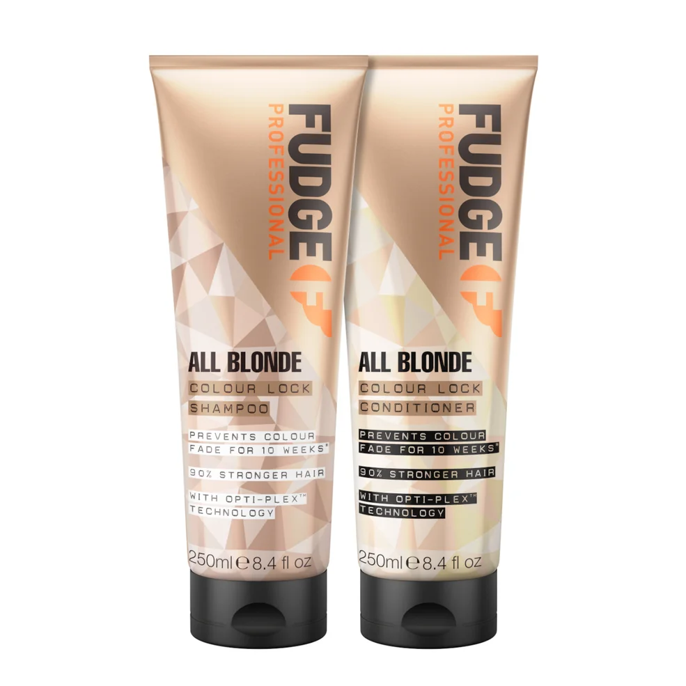 Fudge Professional All Blonde Colour Lock Shampoo and Conditioner Bundle 250mlImage1