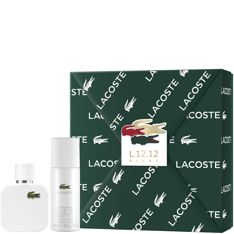 Lacoste L.12.12 Blanc For Him Eau De Toilette 50ml Gift SetImage1