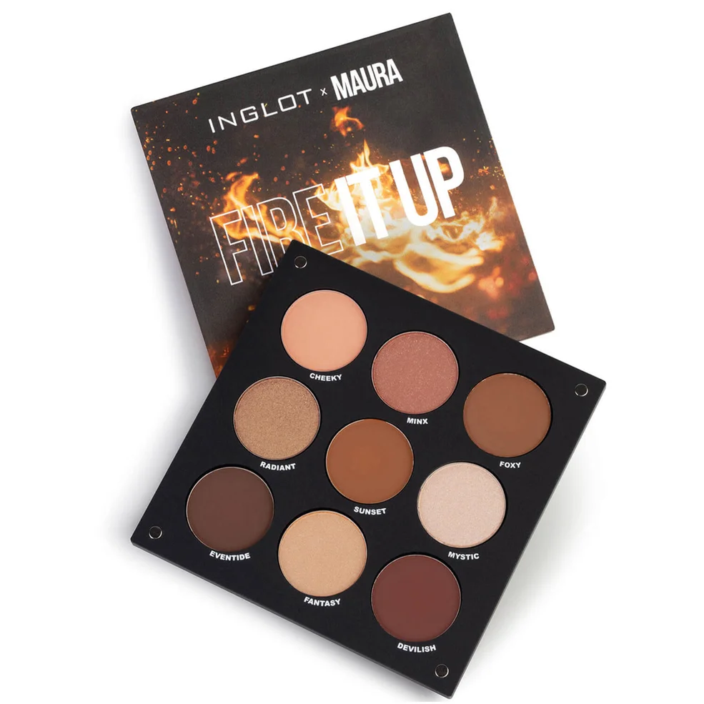 Inglot X Maura Fire It Up Eye Shadow PaletteImage1