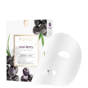 Masque en tissu raffermissant aux baies d'açai FOREO (lot de 3) - Option Acai Berry