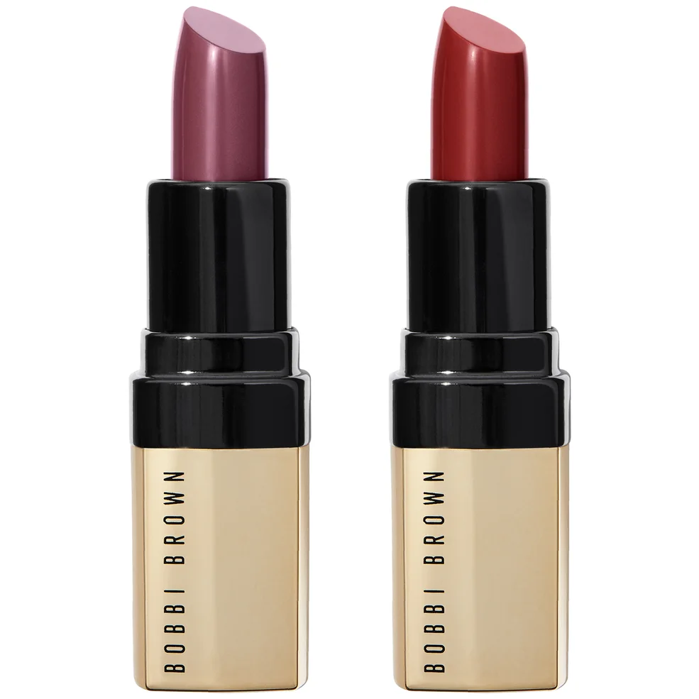Bobbi Brown Mini Luxe Lip Colour Duo - Hibiscus and Parisian RedImage1