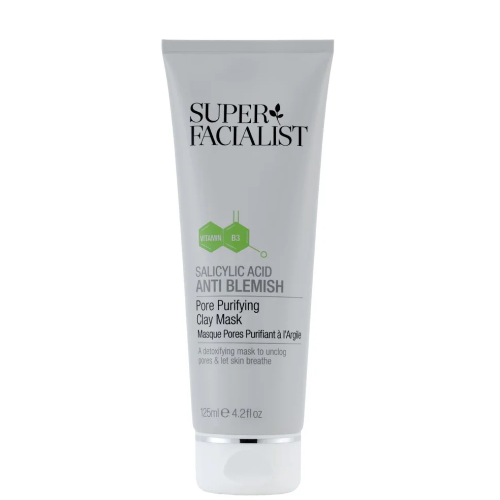 Masque purifiant pour les pores anti-imperfections à l'argile et à l'acide salicylique Super Facialist 125 mlImage1