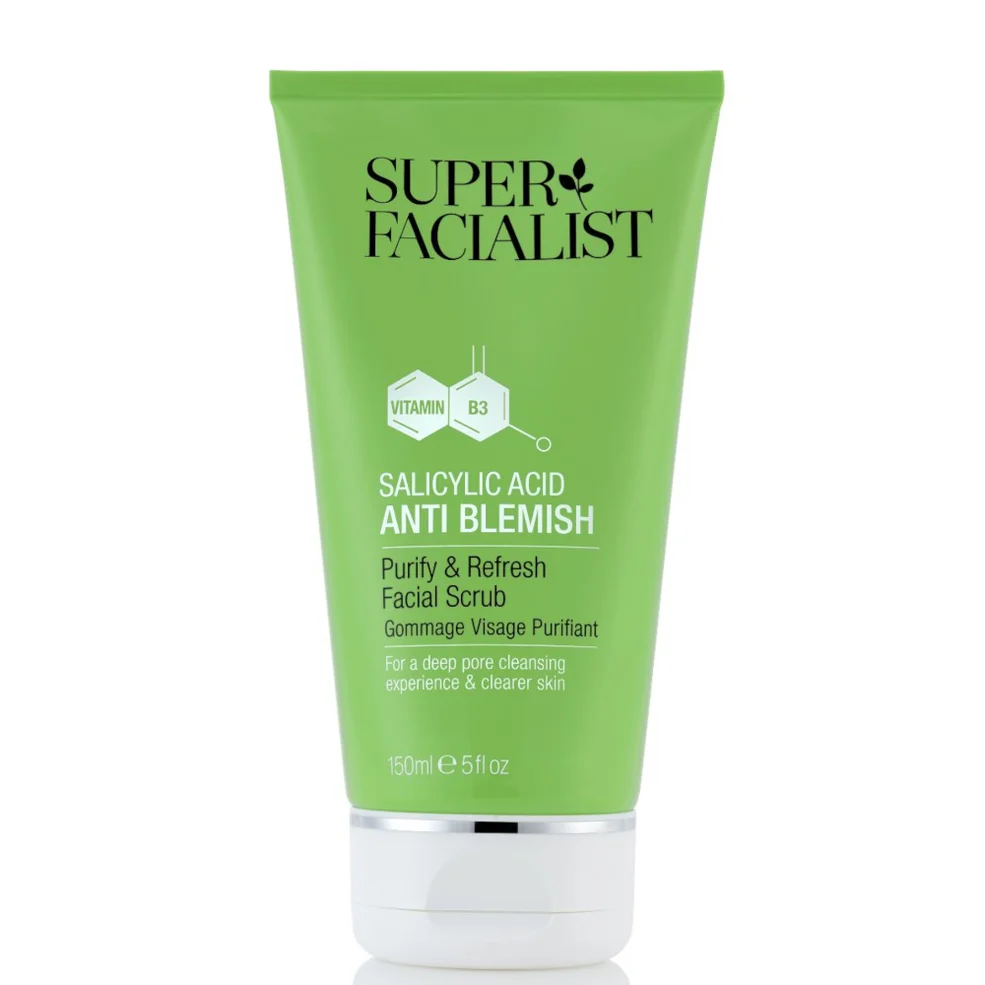 Super Facialist Salicylic Acid Anti Blemish Purify & Refresh Facial Scrub - 150mlImage1