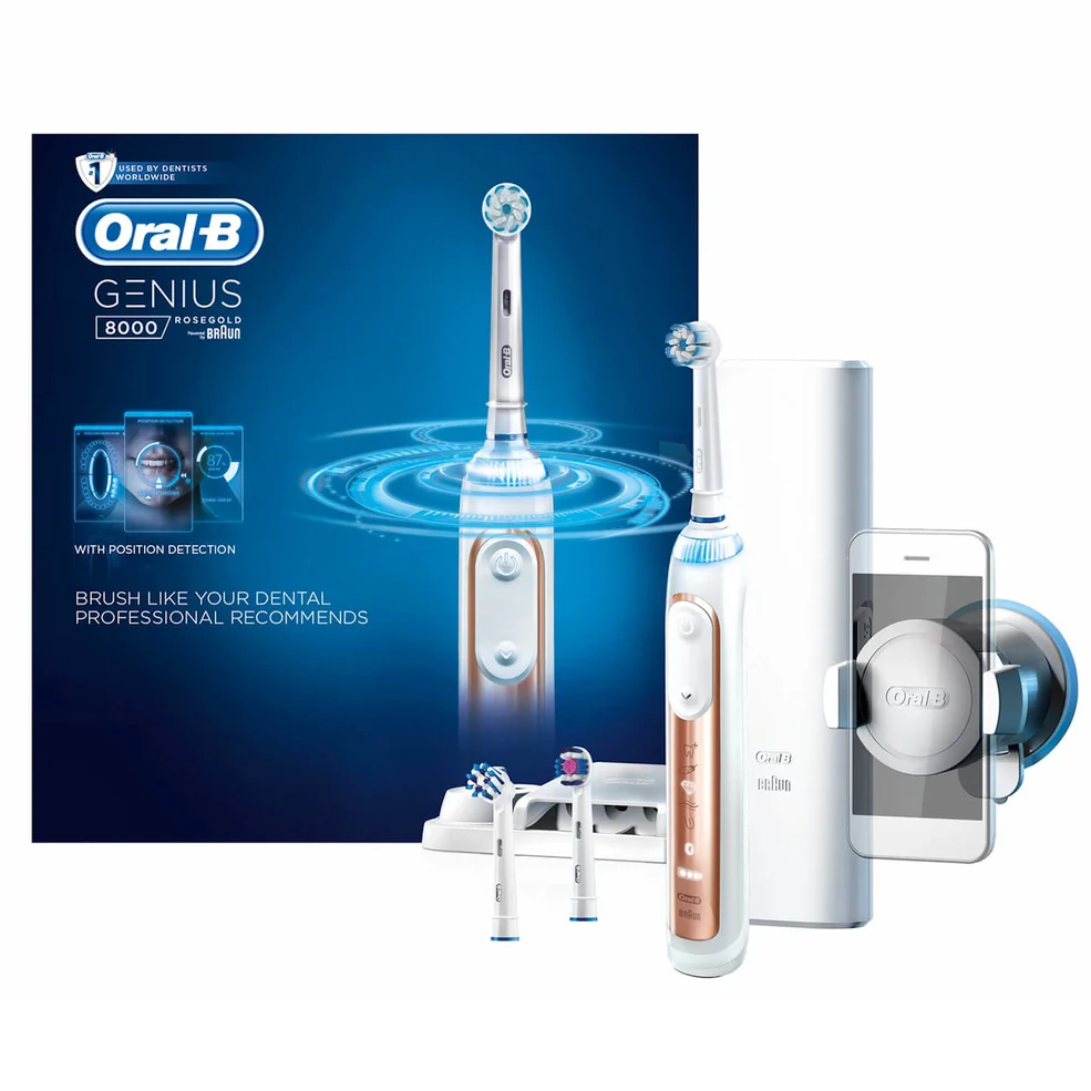 Oral B Genius 8000 Electric Toothbrush - Rose GoldImage1