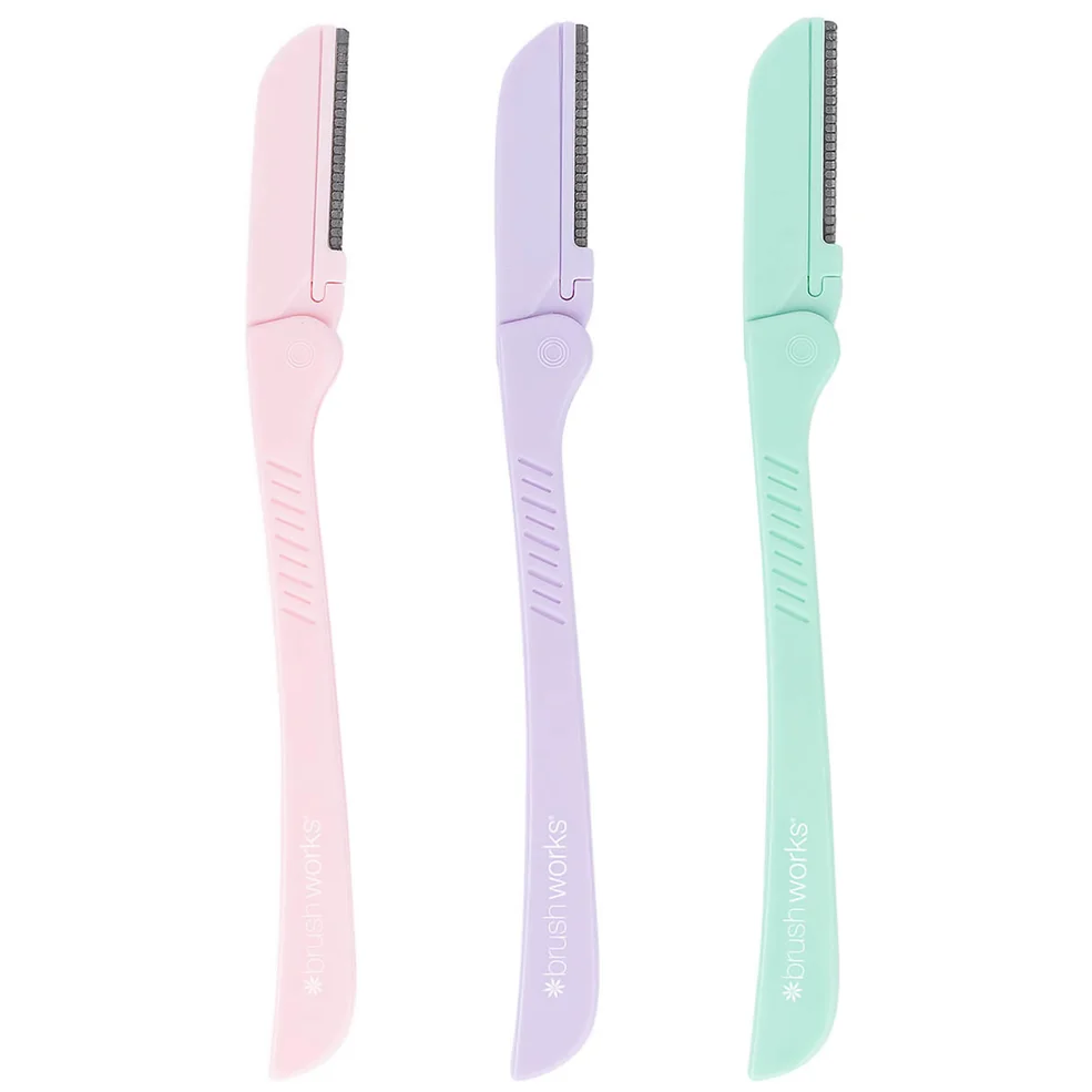 Brushworks Precision Rasoir à Sourcils - Pastel (pack de 3)Image1