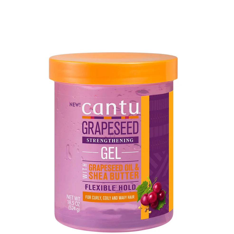 Gel coiffant à l'huile de pépins de raisin Cantu 524 gImage1