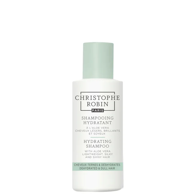 Christophe Robin New Hydrating Shampoo with Aloe Vera 75ml