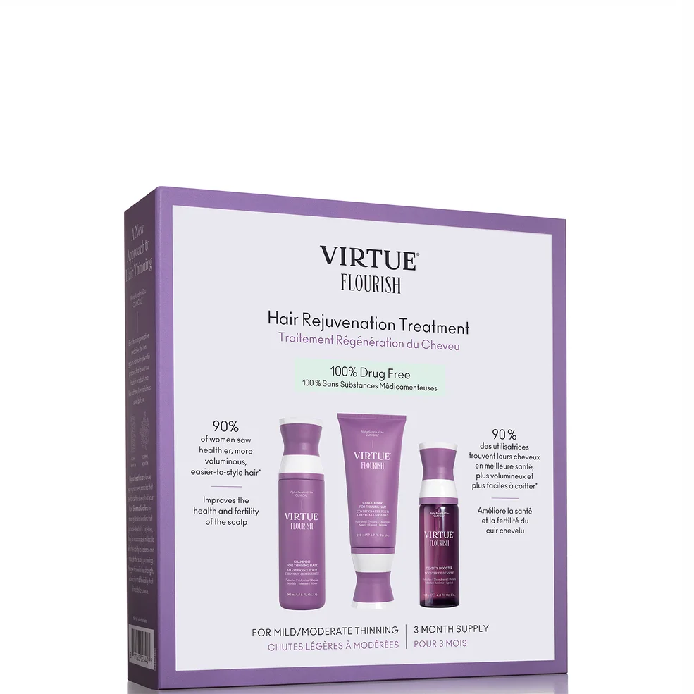 VIRTUE Flourish Hair Rejuvenation Treatment (3 Month Supply)Image1