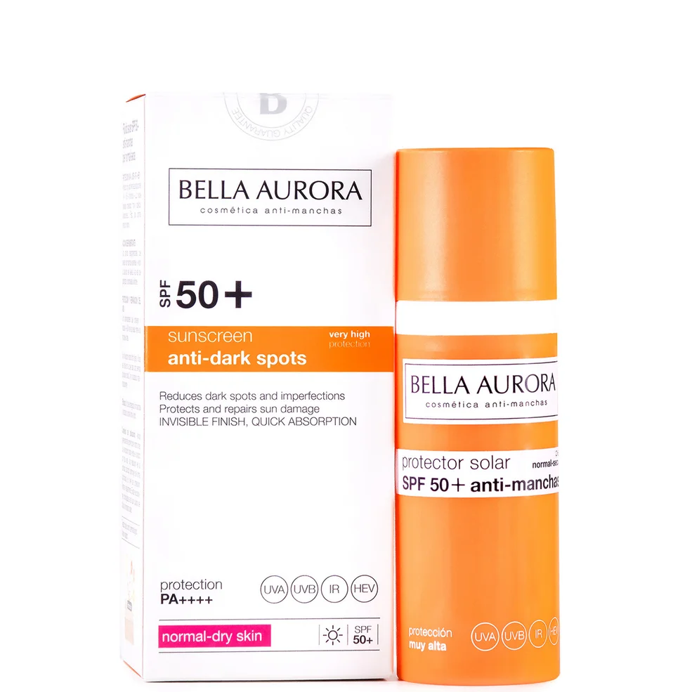 Bella Aurora Anti-Dark Spots Sunscreen SPF50+ Normal-Dry Skin 50mlImage1
