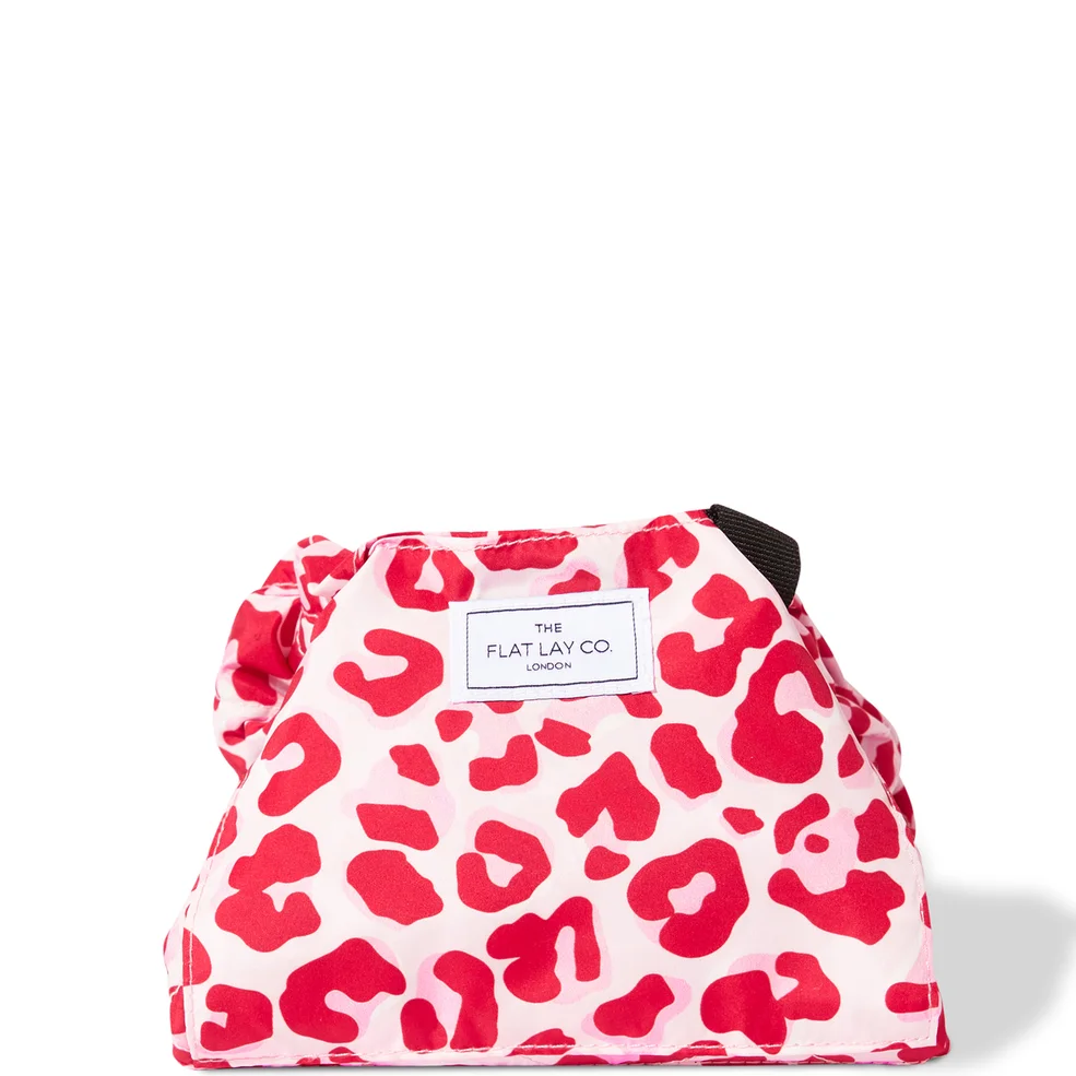 The Flat Lay Co. Drawstring Bag - Pink LeopardImage1