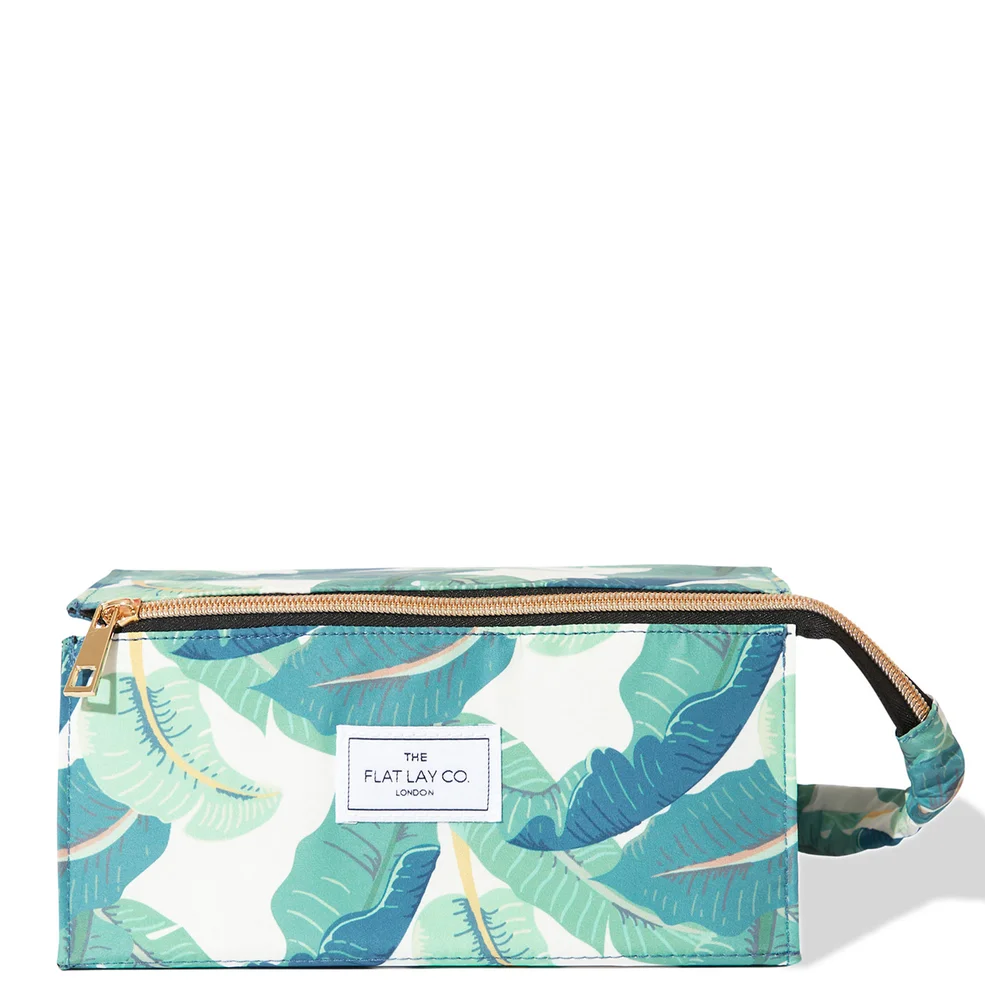The Flat Lay Co. Open Flat Box Bag - Tropical LeavesImage1