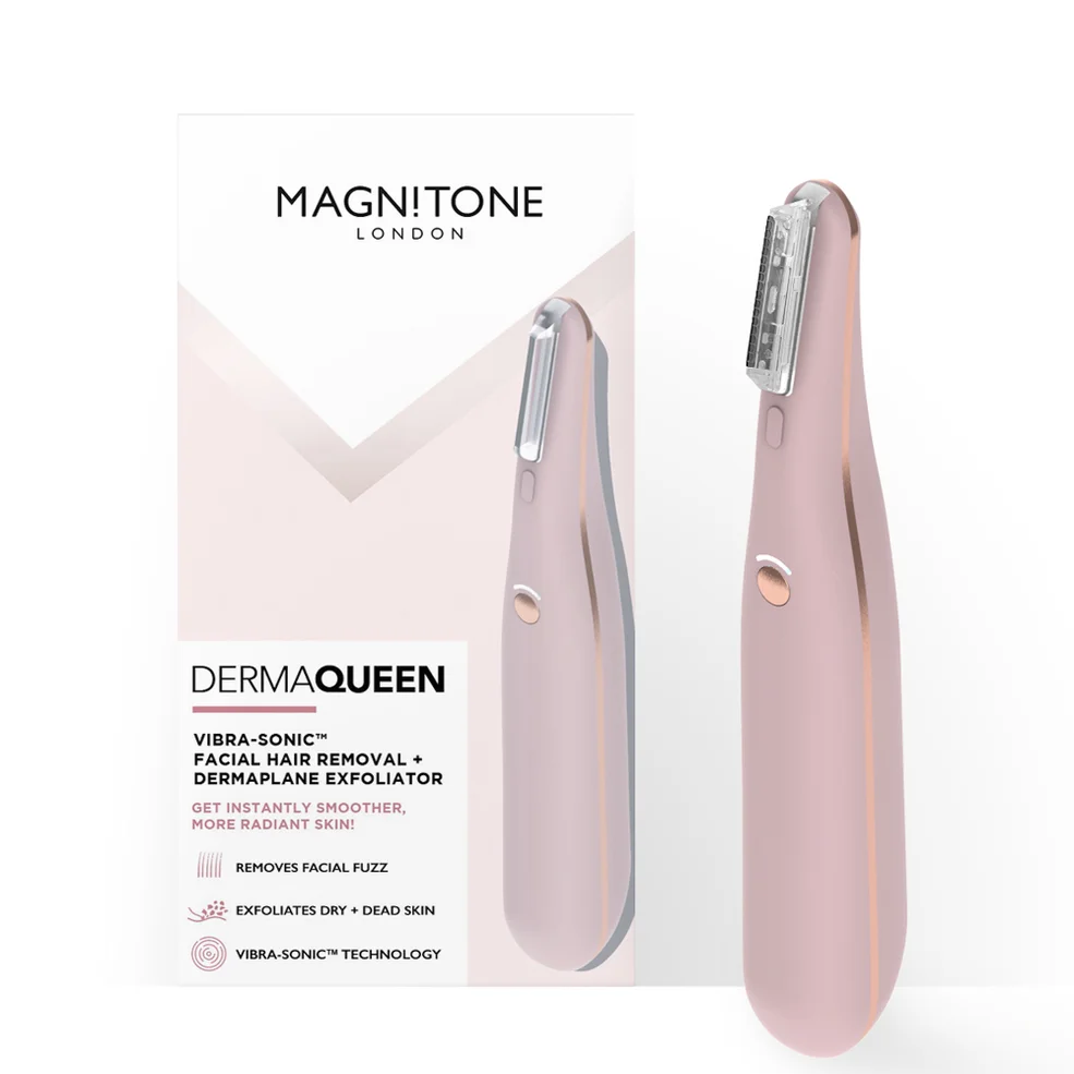 MAGNITONE London DermaQueen Vibra-Sonic Facial Dermaplane - PinkImage1