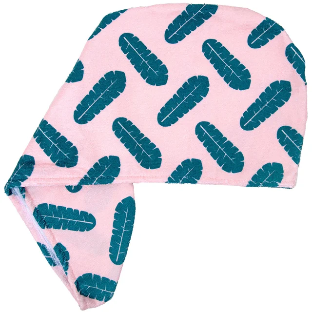 Coco & Eve Serviette pour Cheveux à Imprimé Palmier