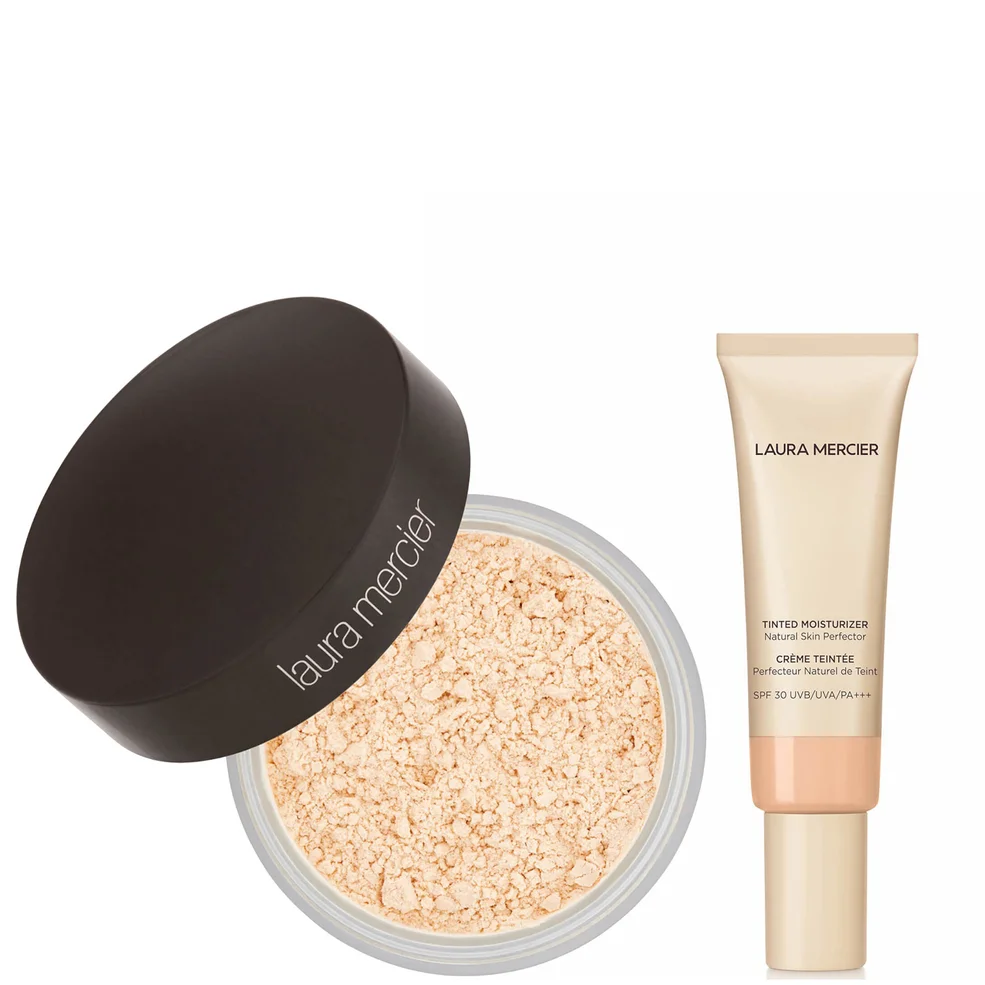 Laura Mercier Translucent Loose Setting Powder and Tinted Moisturiser Duo (Various Shades)Image1