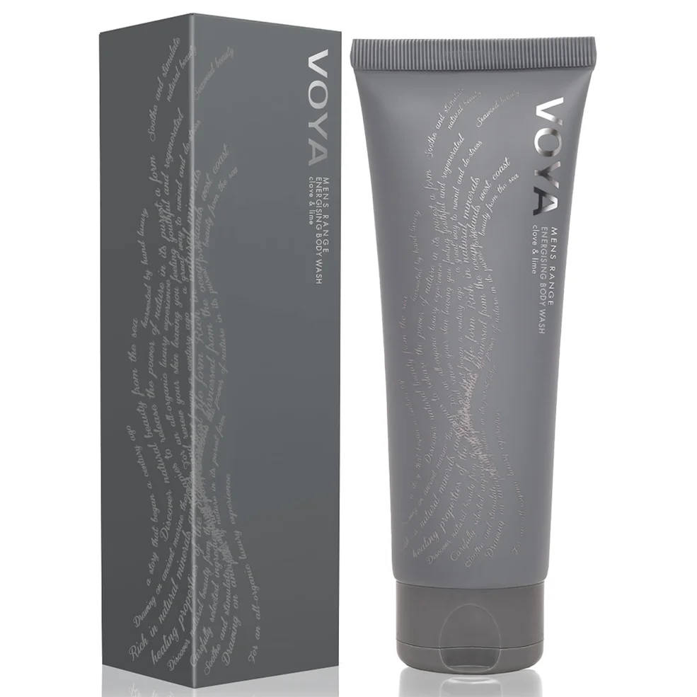 VOYA Men's Range Energising Body Wash - Clove & Lime (200ml)Image1