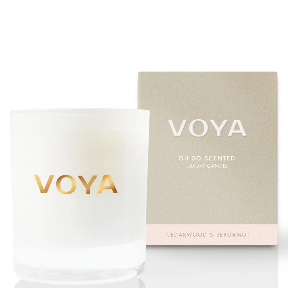 VOYA Luxury Scented Candle Cedarwood and Bergamot 20mlImage1