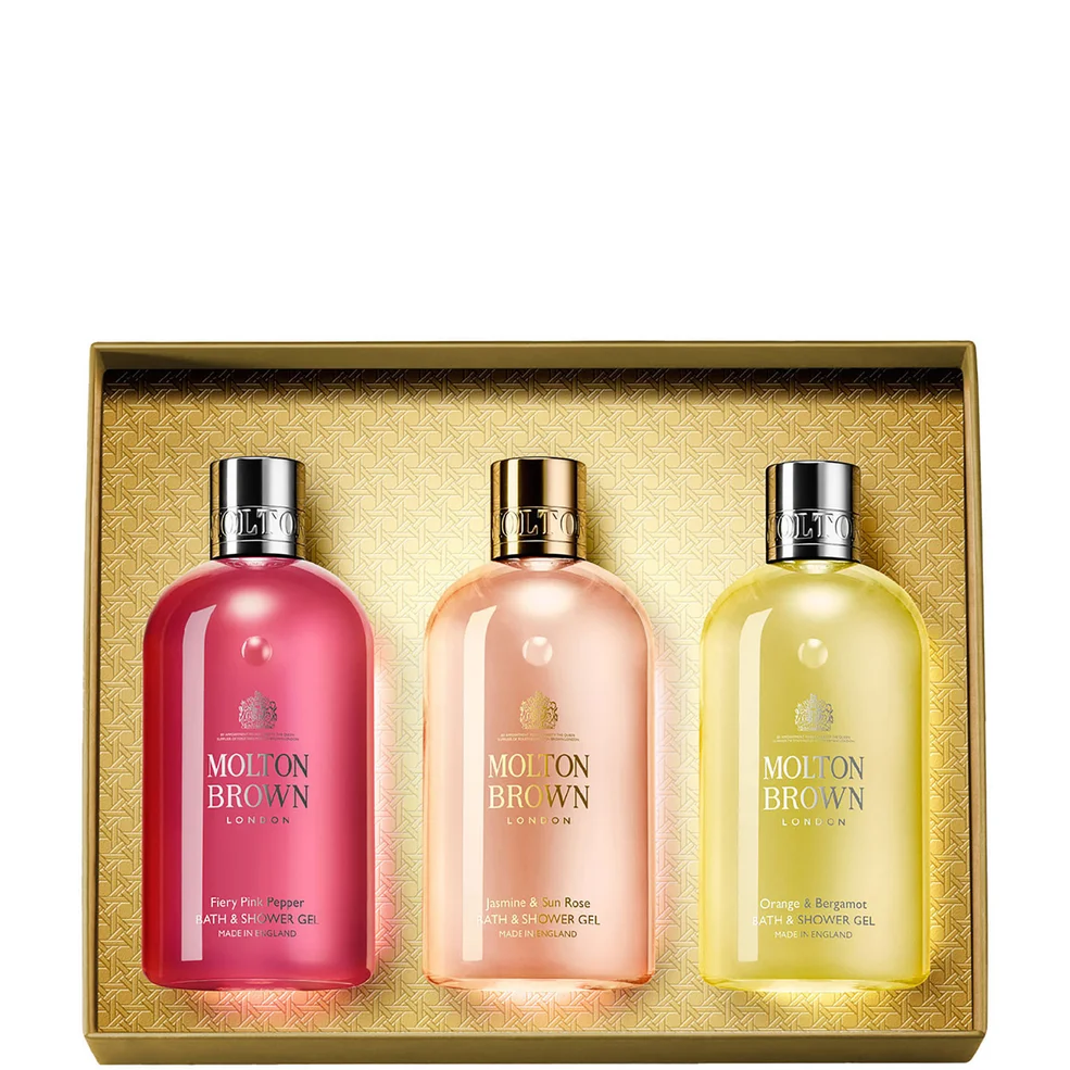 Coffret cadeau de bain floral et épicé de Molton BrownImage1