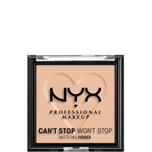 NYX Professional Makeup Can't Stop Won't Stop Poudre Légère Matifiante 7 g (Différentes teintes disponibles)