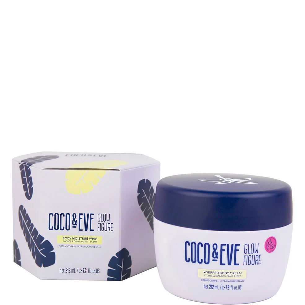 Coco & Eve Glow Figure Whipped Body Cream Lychee and Dragon Fruit Scent - 212mlImage1