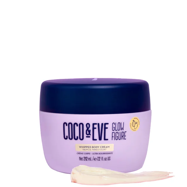 Coco & Eve Glow Figure Crème corps fouettée ultra nourrissante Mangue tropicale - 212ml