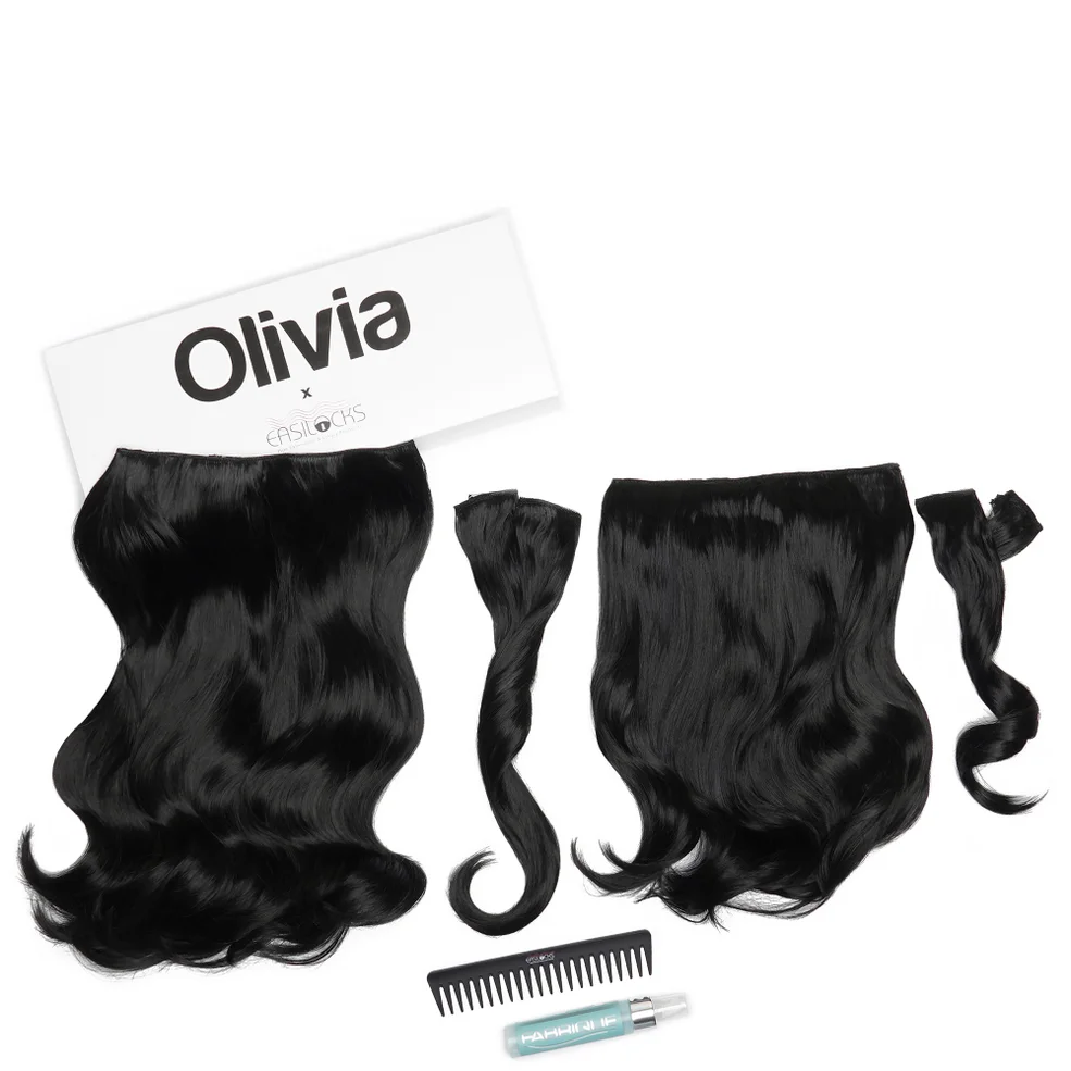 Olivia X Easilocks Wavy Collection - EbonyImage1