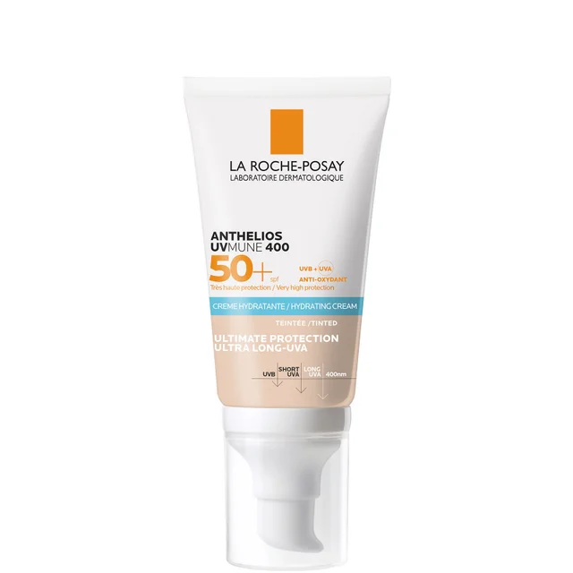 Crème solaire hydratante teintée UVMune 400 Anthelios SPF 50 La Roche-Posay 50 ml