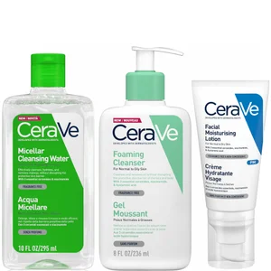Coffret nettoyant, moussant et hydratant en 3 étapes CeraVe - undefined undefined