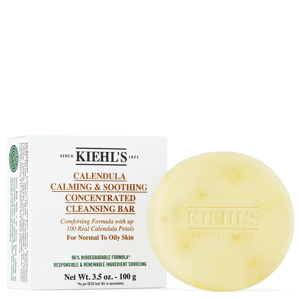 Kiehl's Calendula Calming and Soothing Concentrated Cleansing Bar 100gImage1