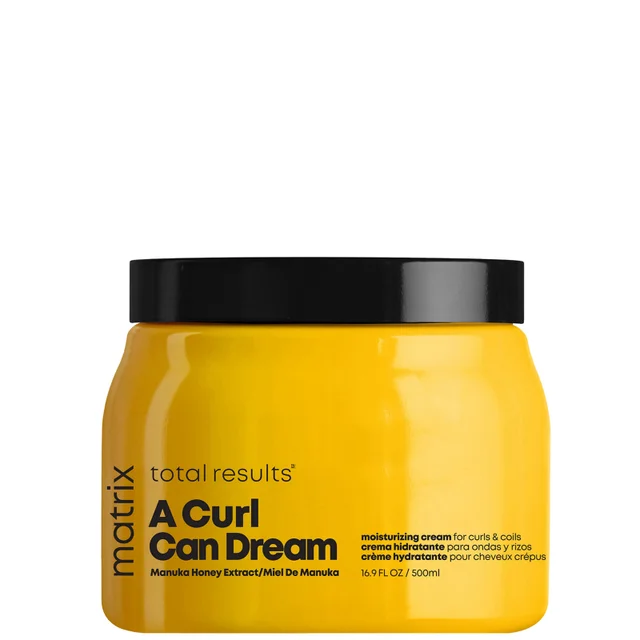 Matrix Total Results A Curl Can Dream Crème Hydratante au Miel de Manuka pour Cheveux Bouclés et Crépus 500 ml