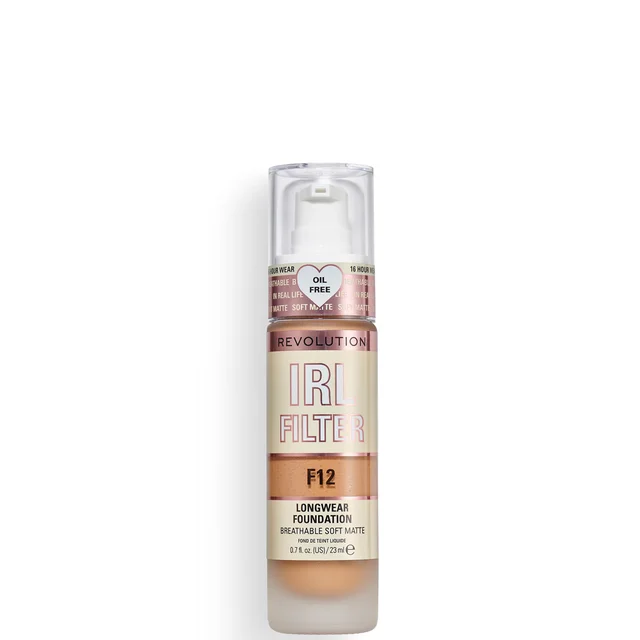 Makeup Revolution IRL Filter Fond de Teint Liquide Longue Tenue 23 ml (Différentes Teintes disponibles)