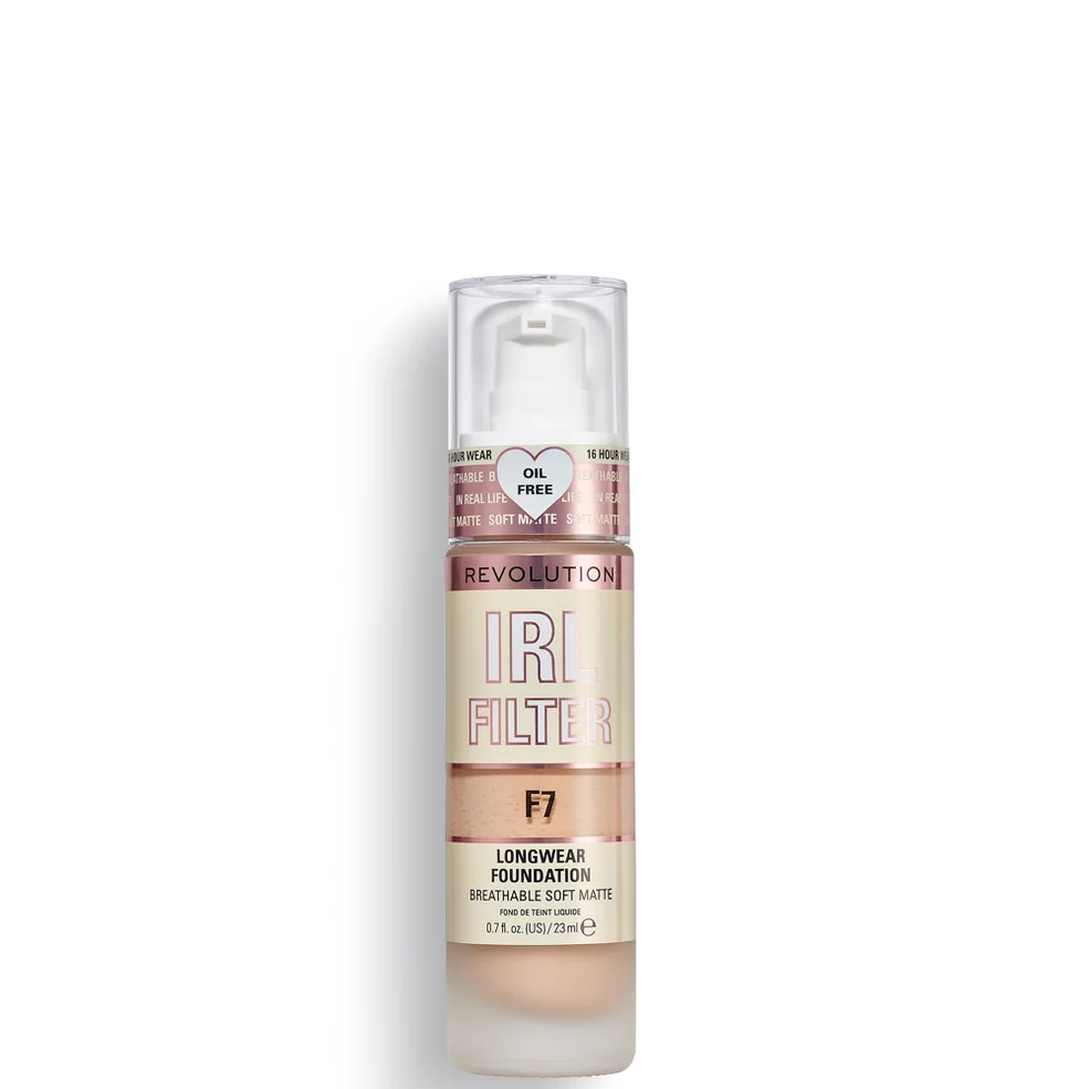Makeup Revolution IRL Filter Fond de Teint Liquide Longue Tenue 23 ml (Différentes Teintes disponibles)Image1
